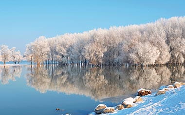 The Danube in winter The Danube in winter